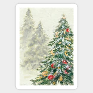 Christmas trees Sticker